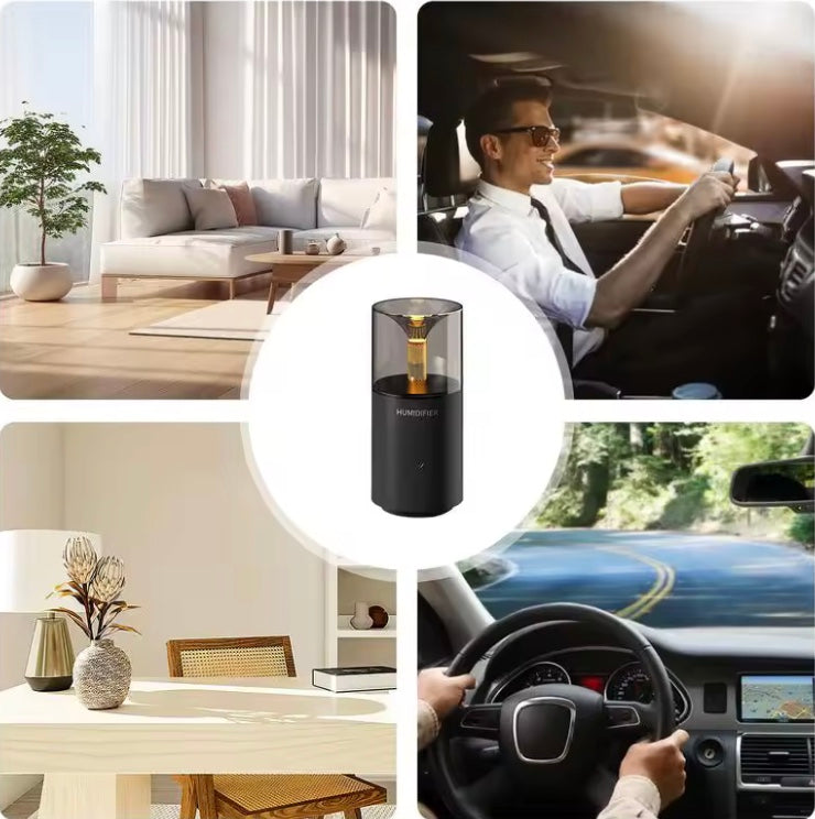 Air Humidifier Car Aromatherapy Spray Mini Car Aroma Diffuser Car Office Desktop Humidifier Portable USB Car Humidifier Diffuser